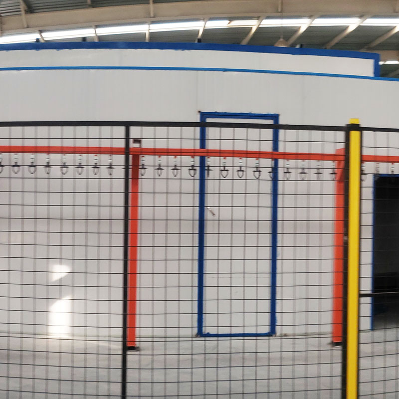 汽車(chē)排氣高溫噴漆流水線